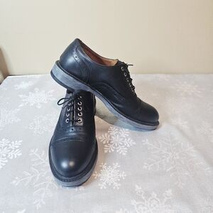 Miz Mooz Black Leather Flats